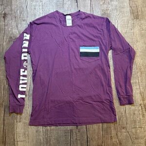 Purple PINK Victoria's Secret Long Sleeve Shirt
